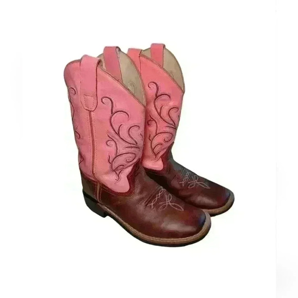 Old West Square Toed Boot - Picture 1 of 6